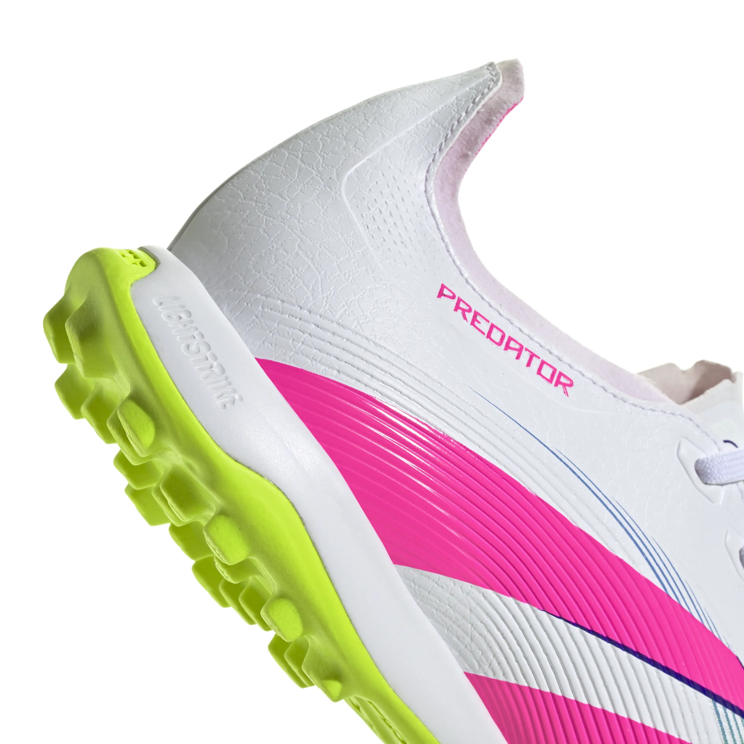 adidas Predator League TF Turf Soccer Shoes - FTWhite/LucPink/Luclem