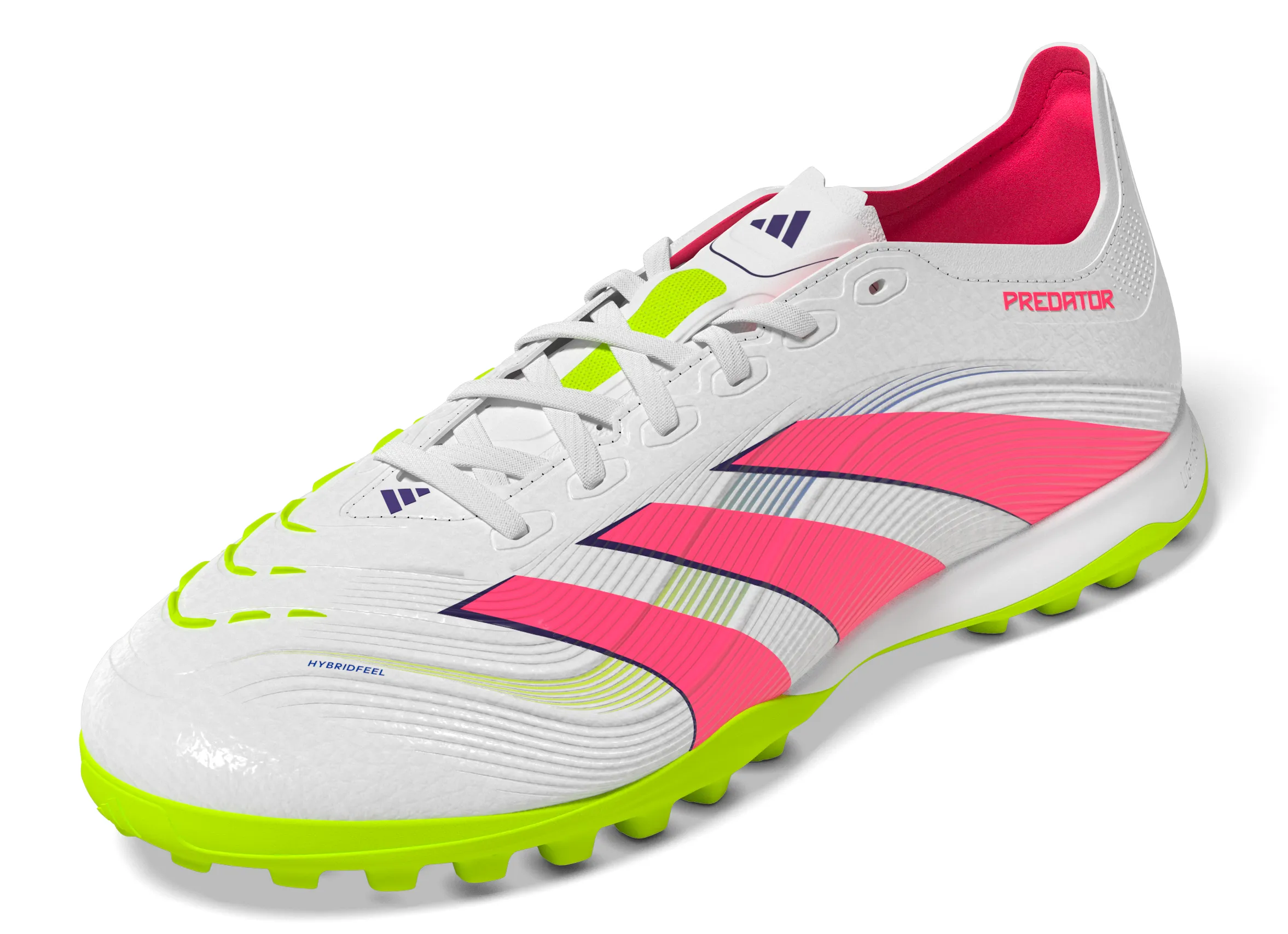 adidas Predator League TF Turf Soccer Shoes - FTWhite/LucPink/Luclem