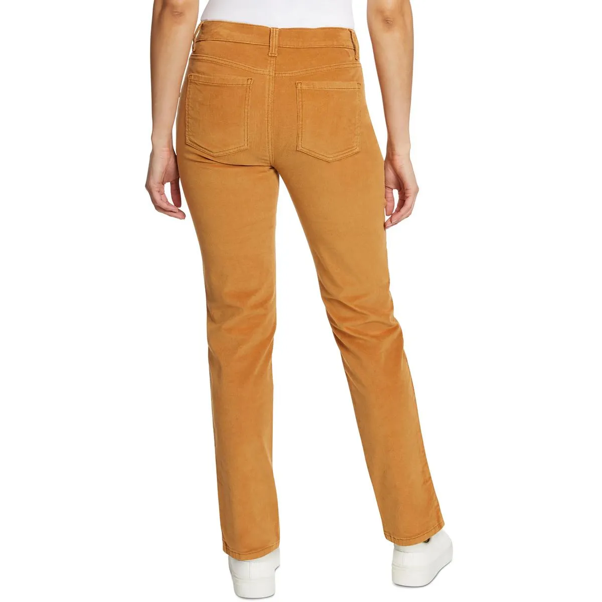 Amanda Womens Slimming High Rise Straight Leg Pants