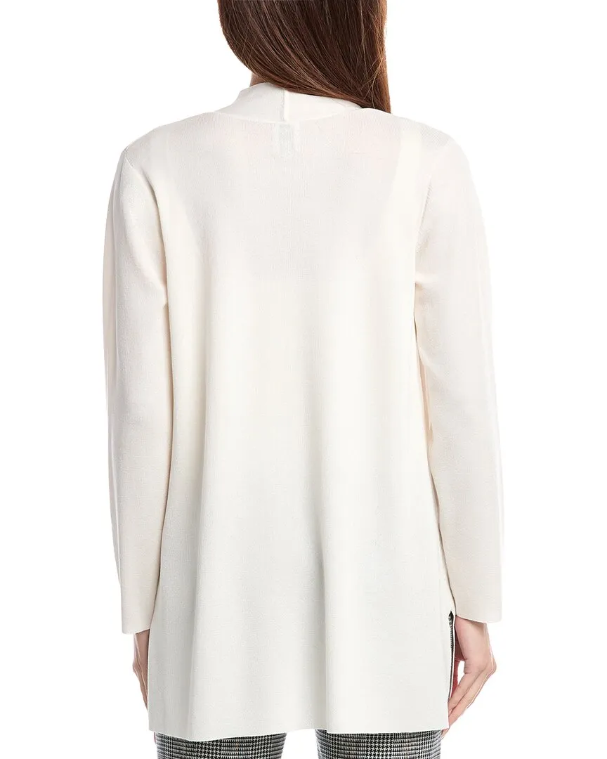 Anne Klein Floral Open Front Cardigan