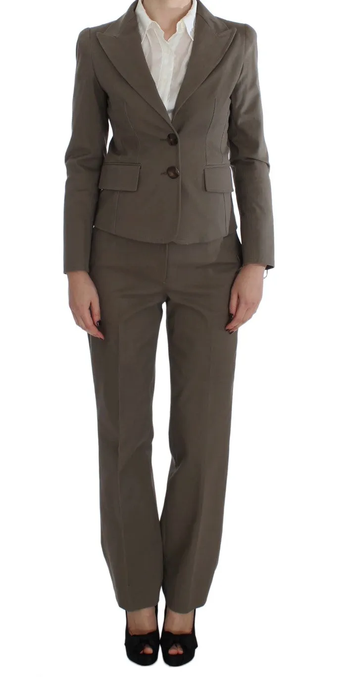BENCIVENGA Wool-Cotton Suit Set Chic Women's Elegance