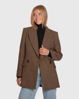 Big Brother Talk Blazer - Brown