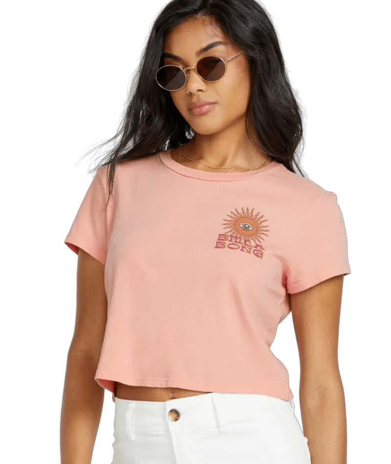 Billabong Wave Trip Tee-Faded Rose