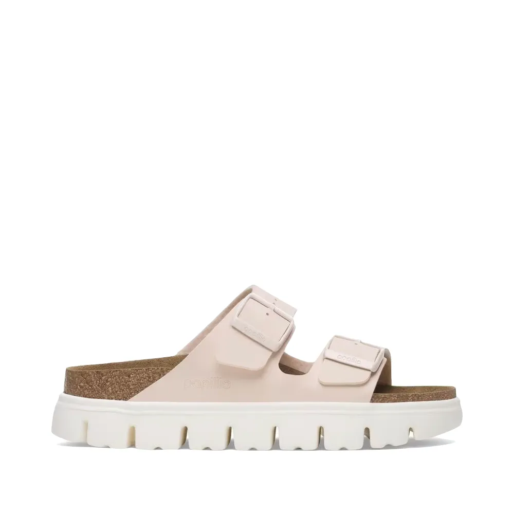 Birkenstock Women's Arizona Chunky Birko-Flor Sandal in Light Rose