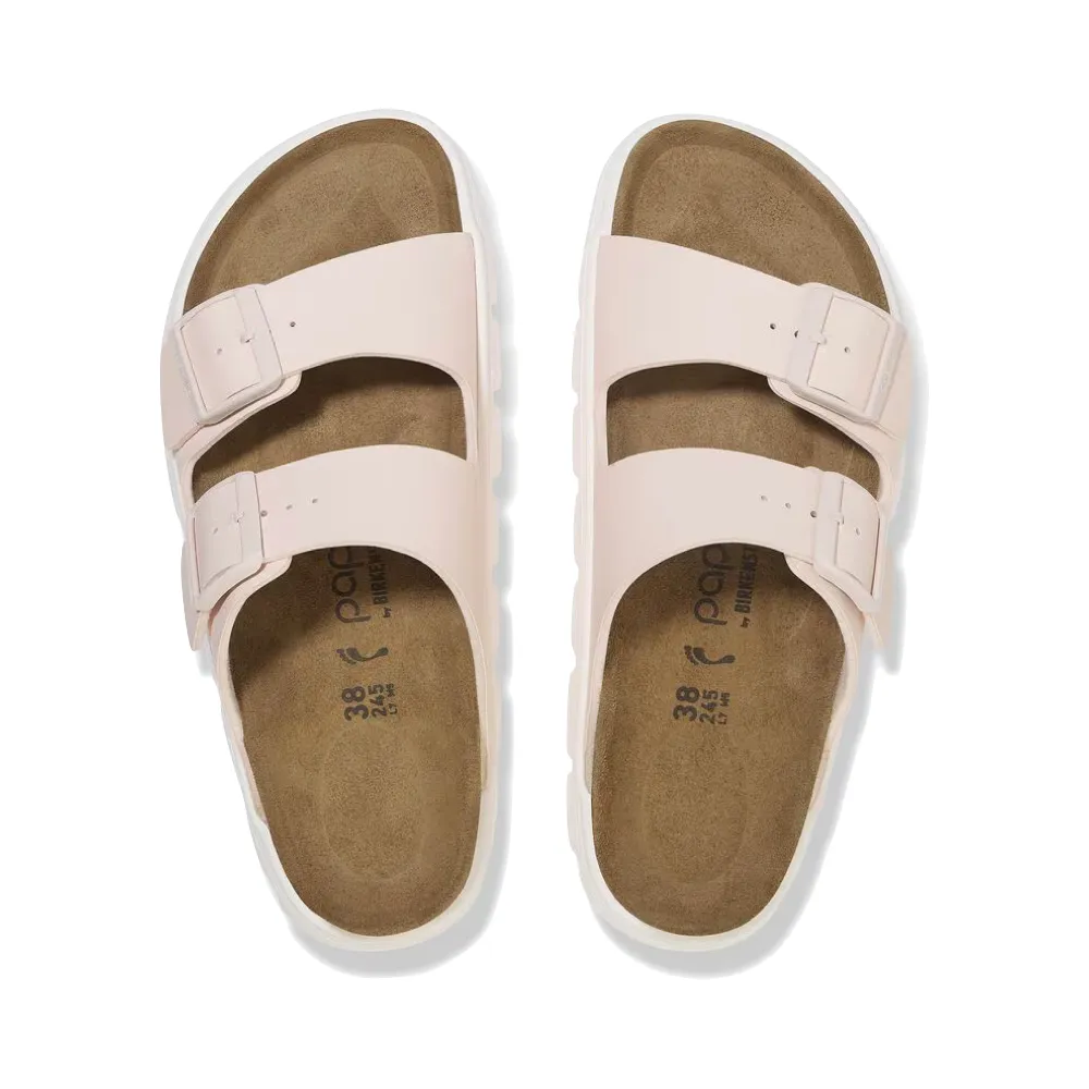 Birkenstock Women's Arizona Chunky Birko-Flor Sandal in Light Rose