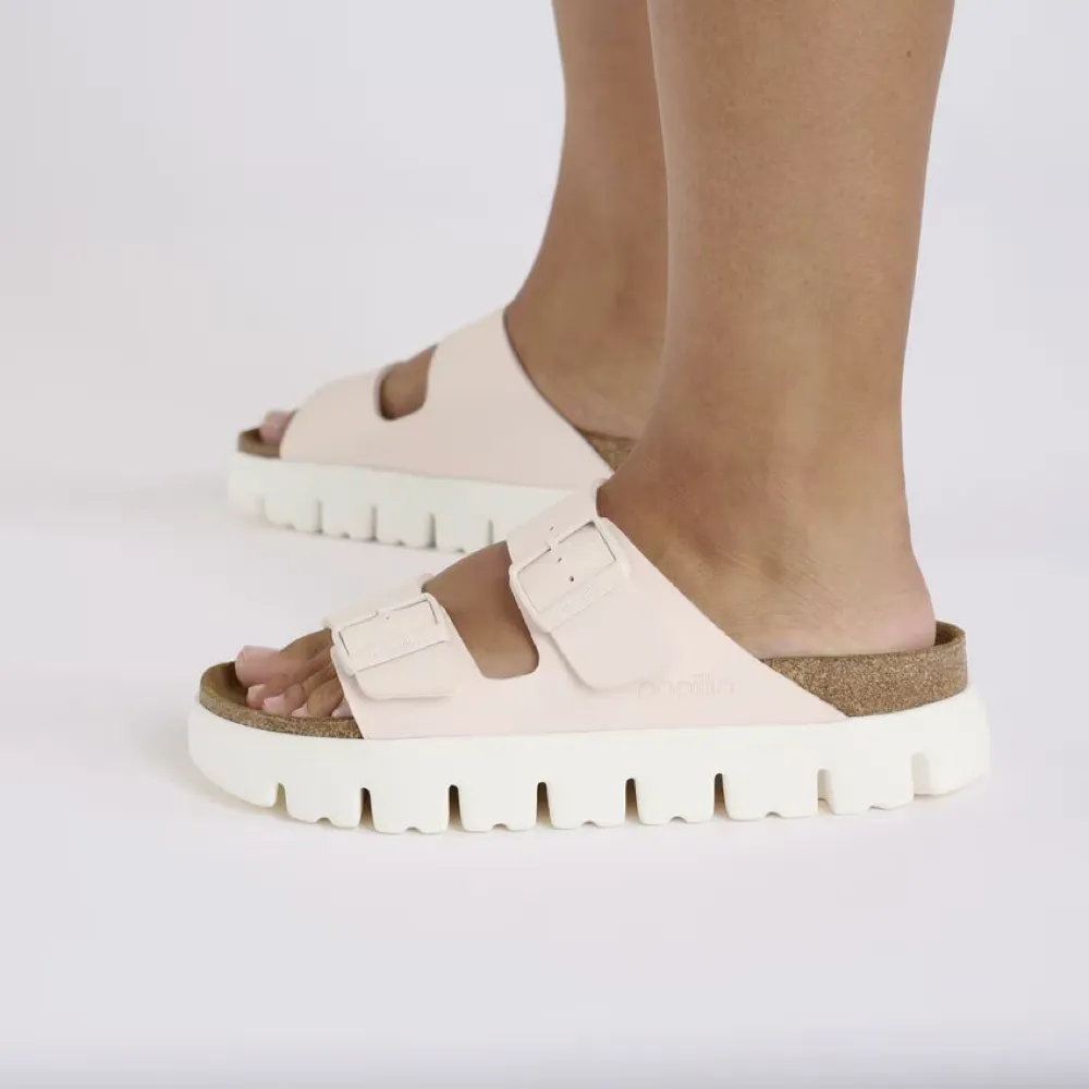 Birkenstock Women's Arizona Chunky Birko-Flor Sandal in Light Rose