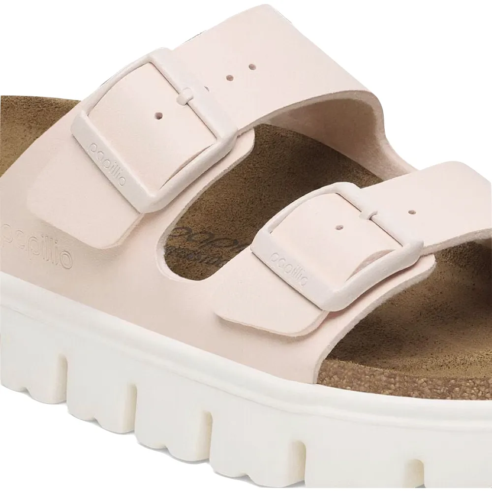 Birkenstock Women's Arizona Chunky Birko-Flor Sandal in Light Rose