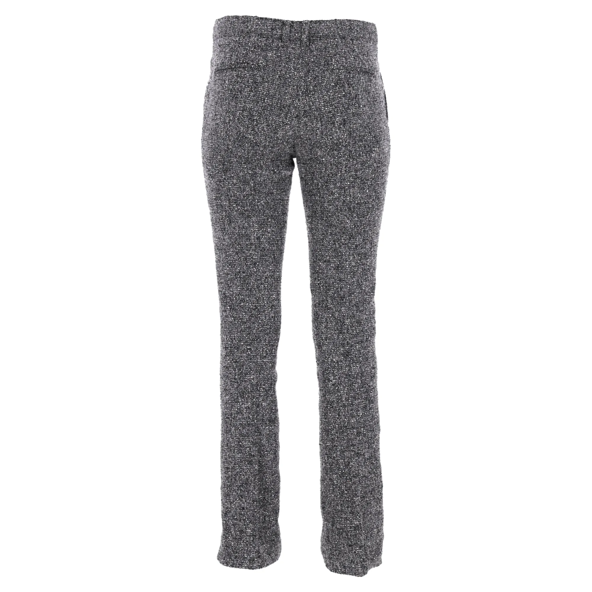 Burberry London Slim-Fit Tweed Trousers in Grey Polyester