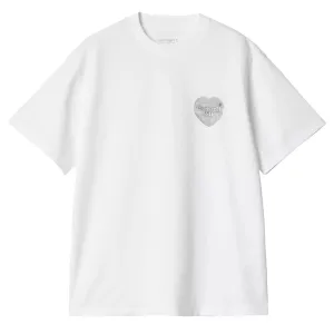 Carhartt WIP Womens S/S Hartt Chain T-Shirt White