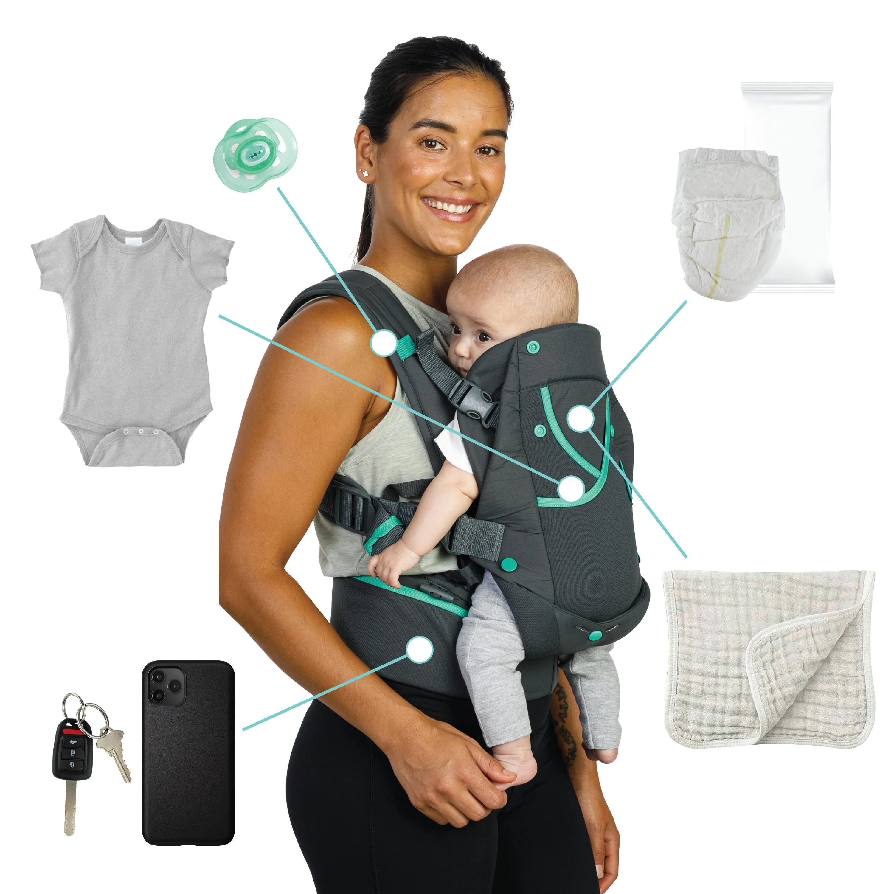 Carry On Active Multi-Pocket Carrier