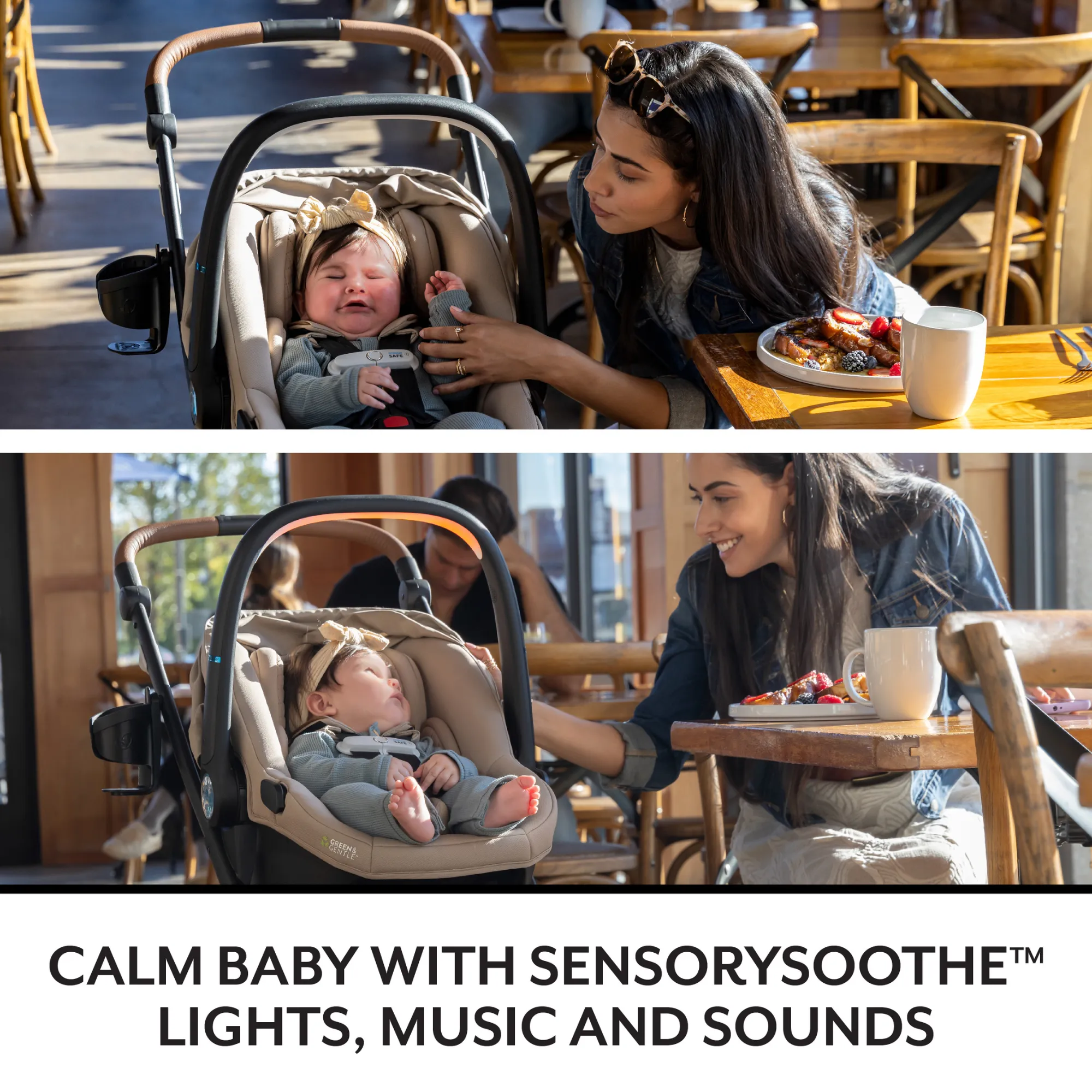EVENFLO Intuity   Travel System with Revolve180 LiteMax NXT Rotational Infant Car Seat & Sensor Sooth - Dubhan Black