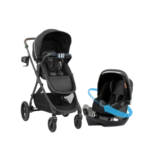 EVENFLO Intuity   Travel System with Revolve180 LiteMax NXT Rotational Infant Car Seat & Sensor Sooth - Dubhan Black