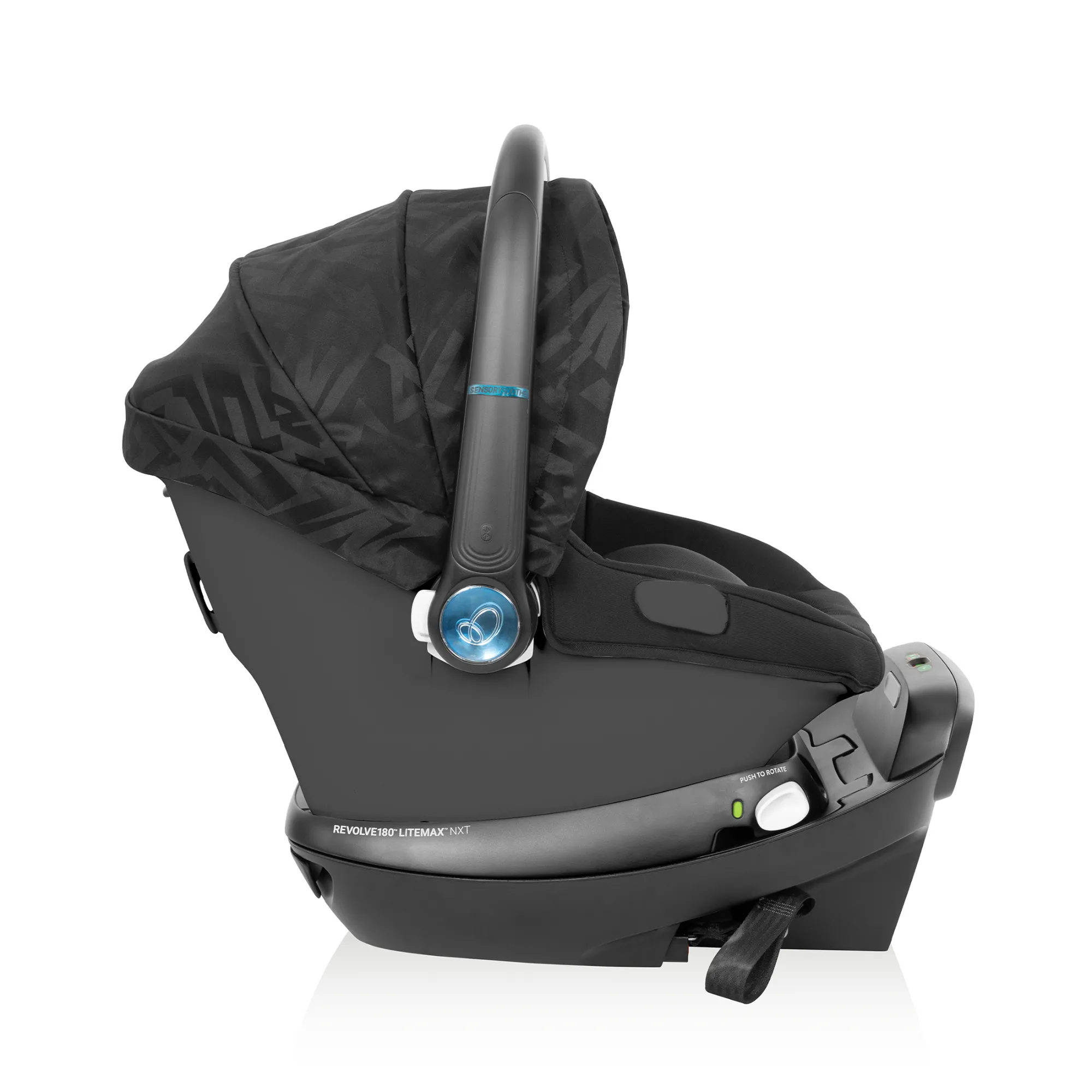 EVENFLO Intuity   Travel System with Revolve180 LiteMax NXT Rotational Infant Car Seat & Sensor Sooth - Dubhan Black