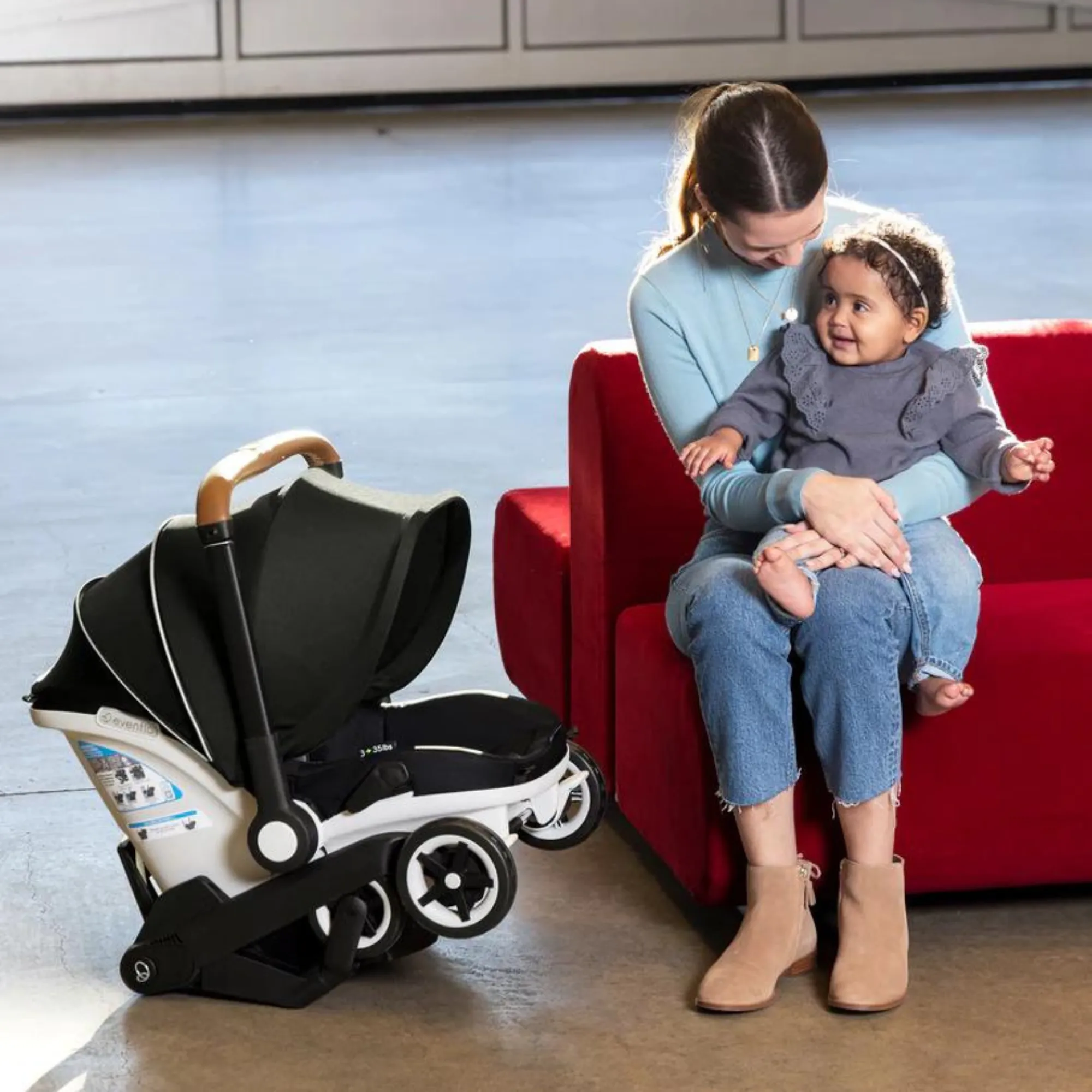 EVENFLO Shyft DualRide Infant Car Seat & Stroller Combo