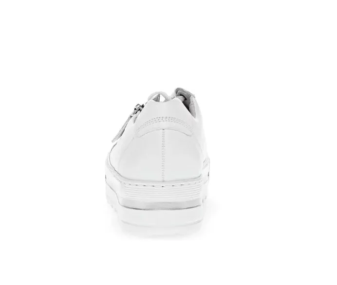 Gabor Comfort Wide Fit White Trainer
