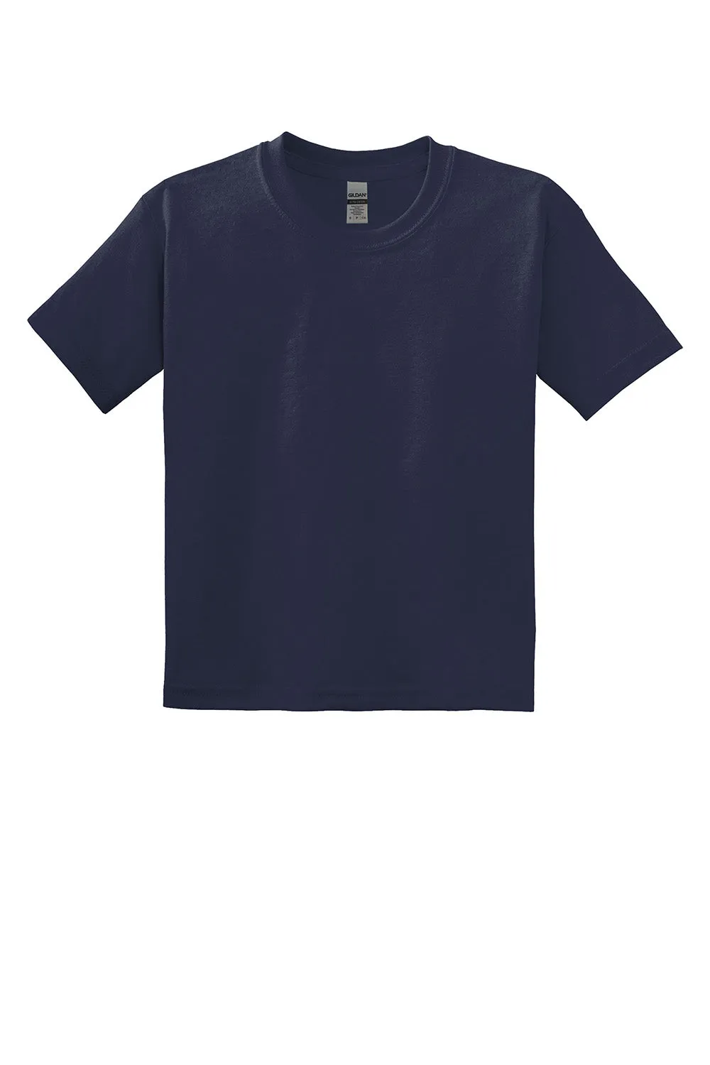 Gildan Youth DryBlend Moisture Wicking Short Sleeve Crewneck T-Shirt - Navy Blue