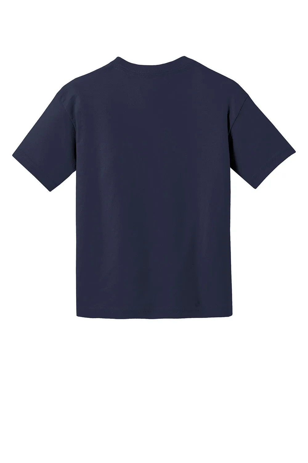 Gildan Youth DryBlend Moisture Wicking Short Sleeve Crewneck T-Shirt - Navy Blue