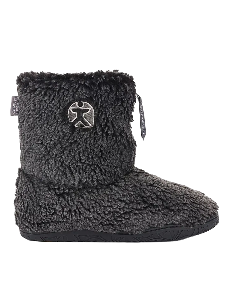 Gosling Snow Tipped Sherpa Slipper Boots in Washed Black
