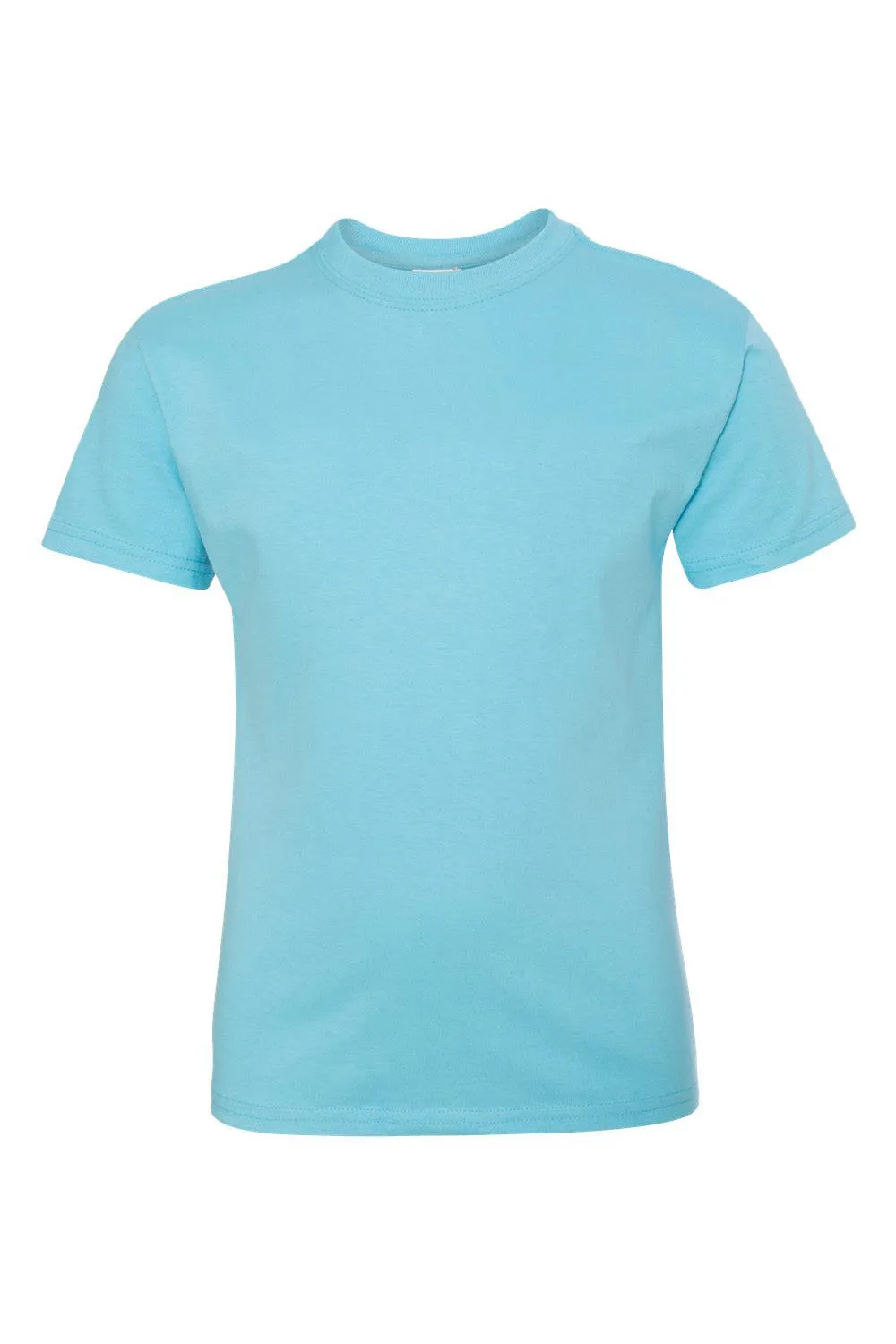 Hanes Youth ComfortSoft Short Sleeve Crewneck T-Shirt - Blue Horizon