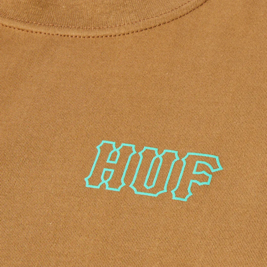 Huf Womens Set H S/S Tee Camel