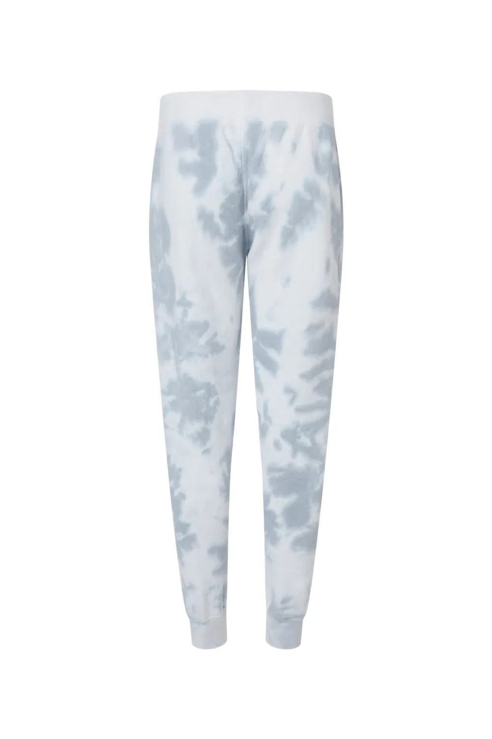 J America Mens Tie-Dye Fleece Jogger Sweatpants w/ Pockets - Grey