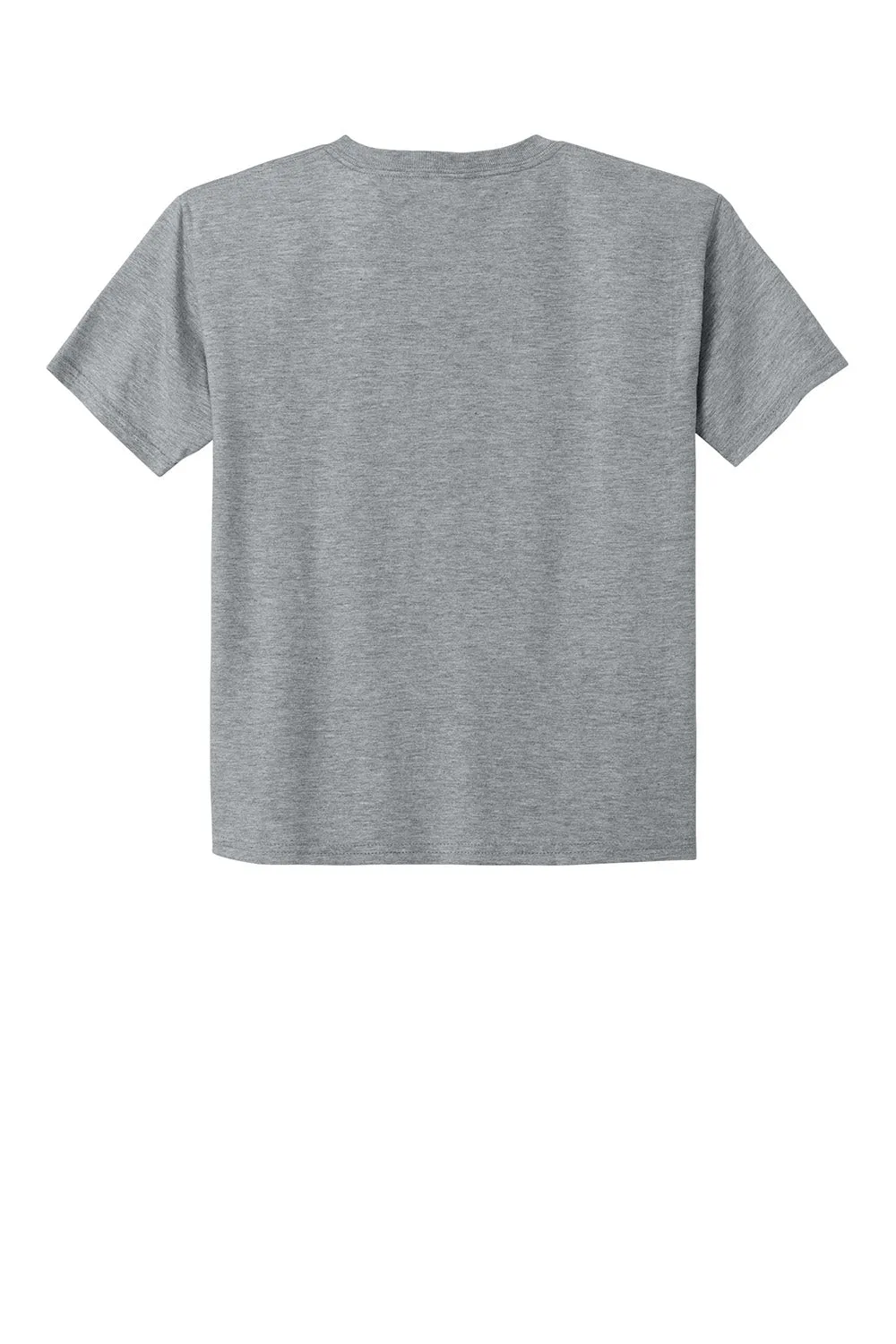 Jerzees Youth Ultimate Short Sleeve Crewneck T-Shirt - Heather Grey