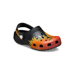 Kid's Preschool Classic Print Clog Flames