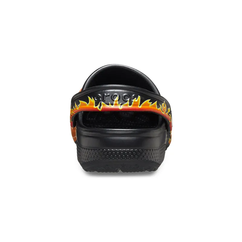 Kid's Preschool Classic Print Clog Flames