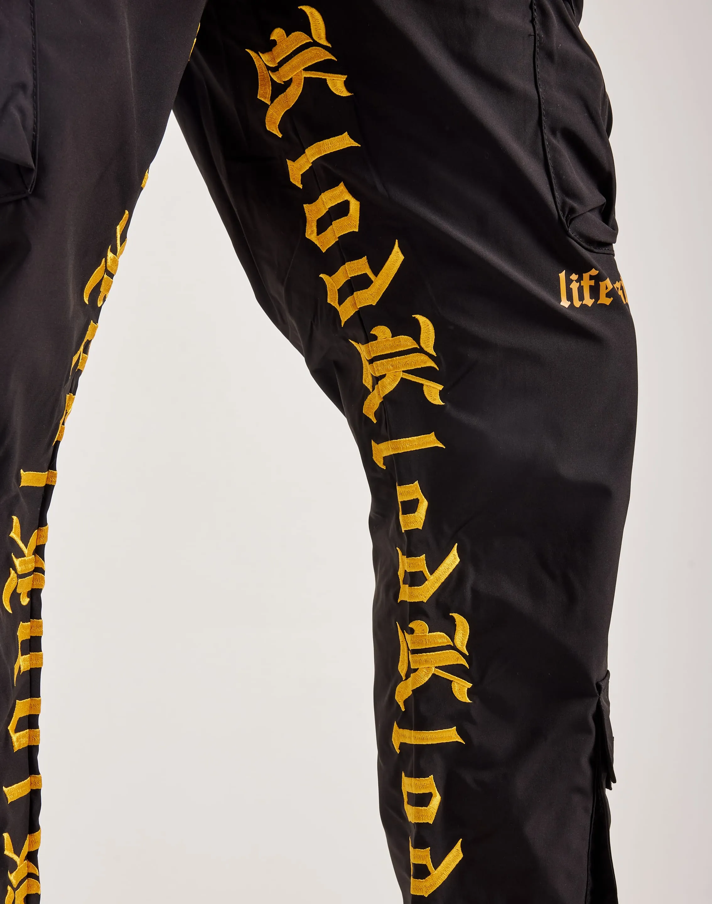 Kloud 9  Nylon Cargo Embroidery Pants