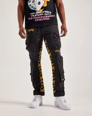 Kloud 9  Nylon Cargo Embroidery Pants