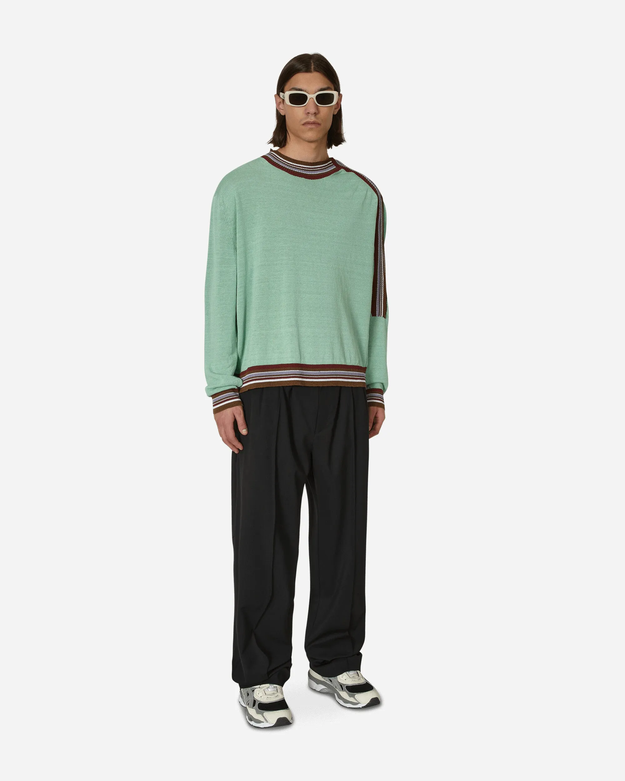 Kreuk Tailored Trousers Crow Black