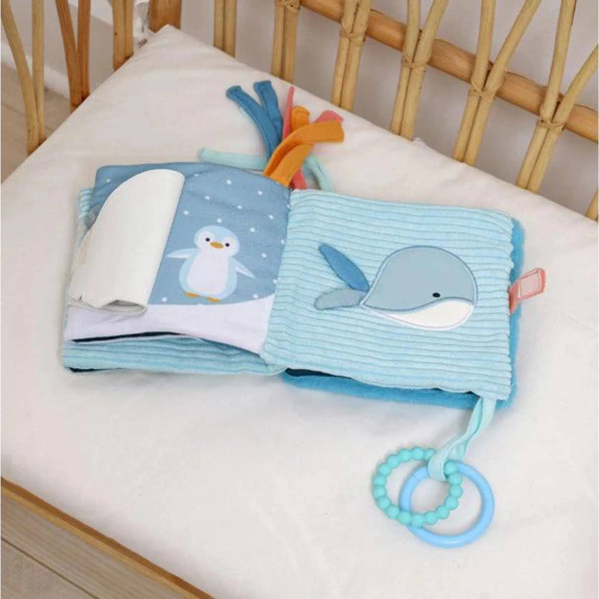 LITTLE  BIG FRIENDS Soft Activity Book 2 in 1 - Ocean
