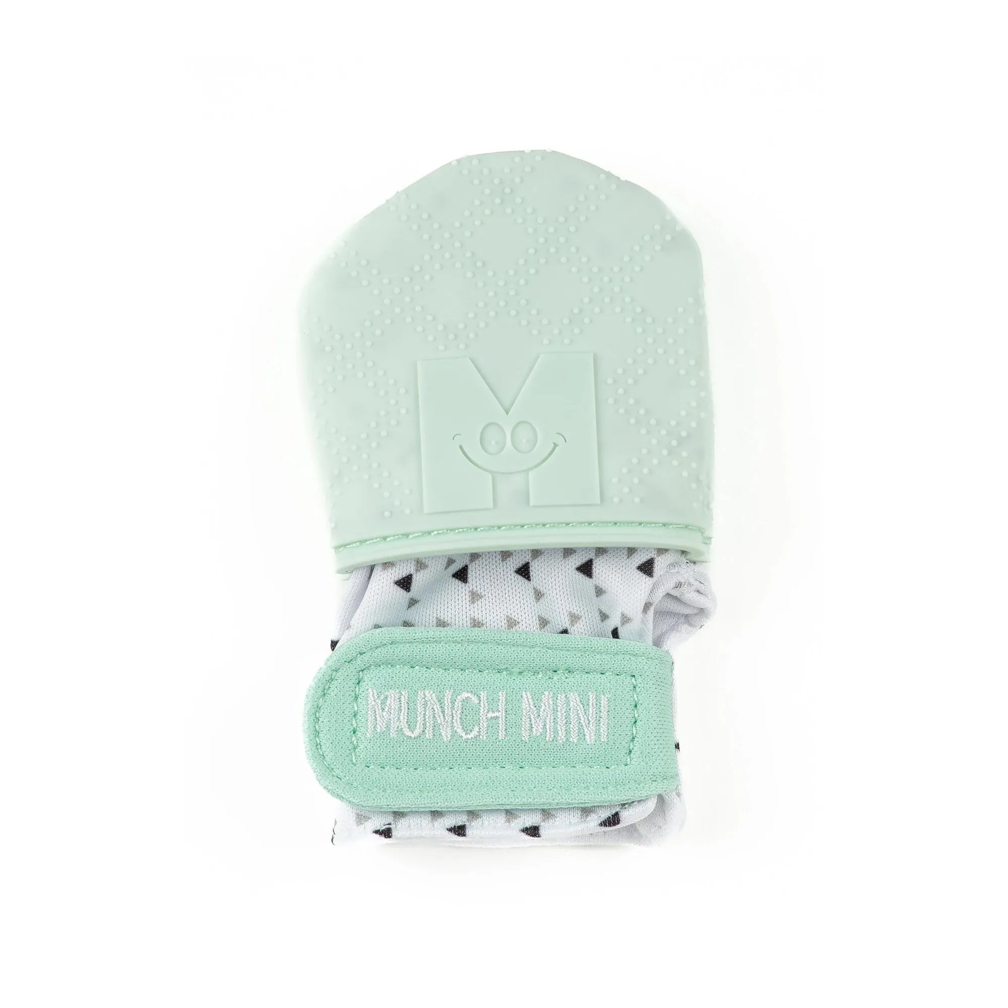 MALARKEY Munch Mitt - Mint Green/Triangles