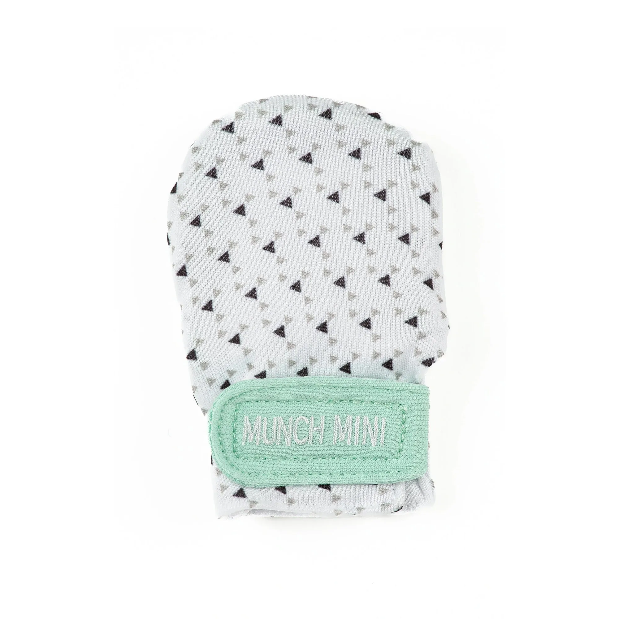 MALARKEY Munch Mitt - Mint Green/Triangles
