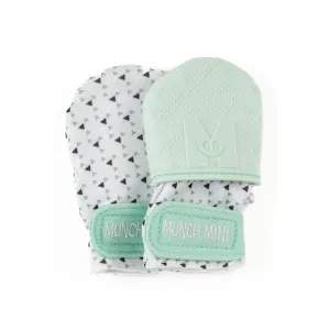 MALARKEY Munch Mitt - Mint Green/Triangles