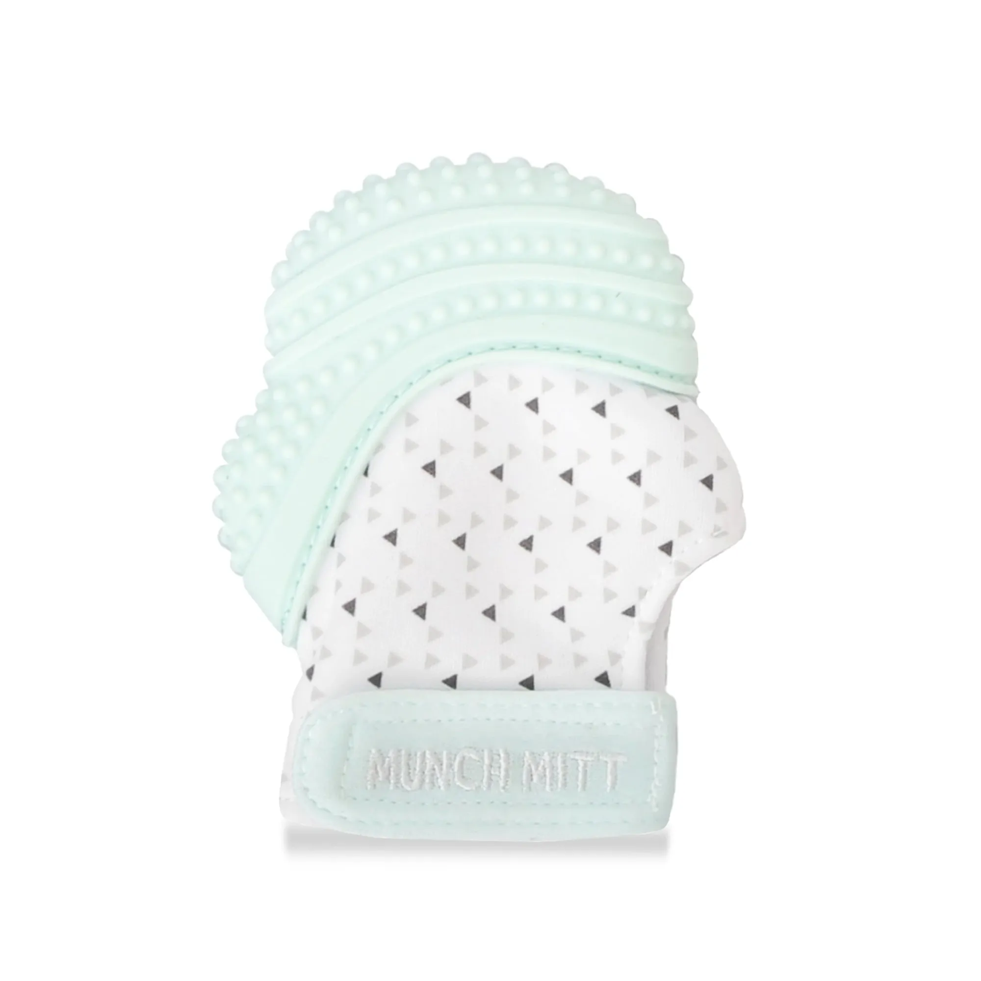 MALARKEY Munch Mitt - Mint Green/Triangles