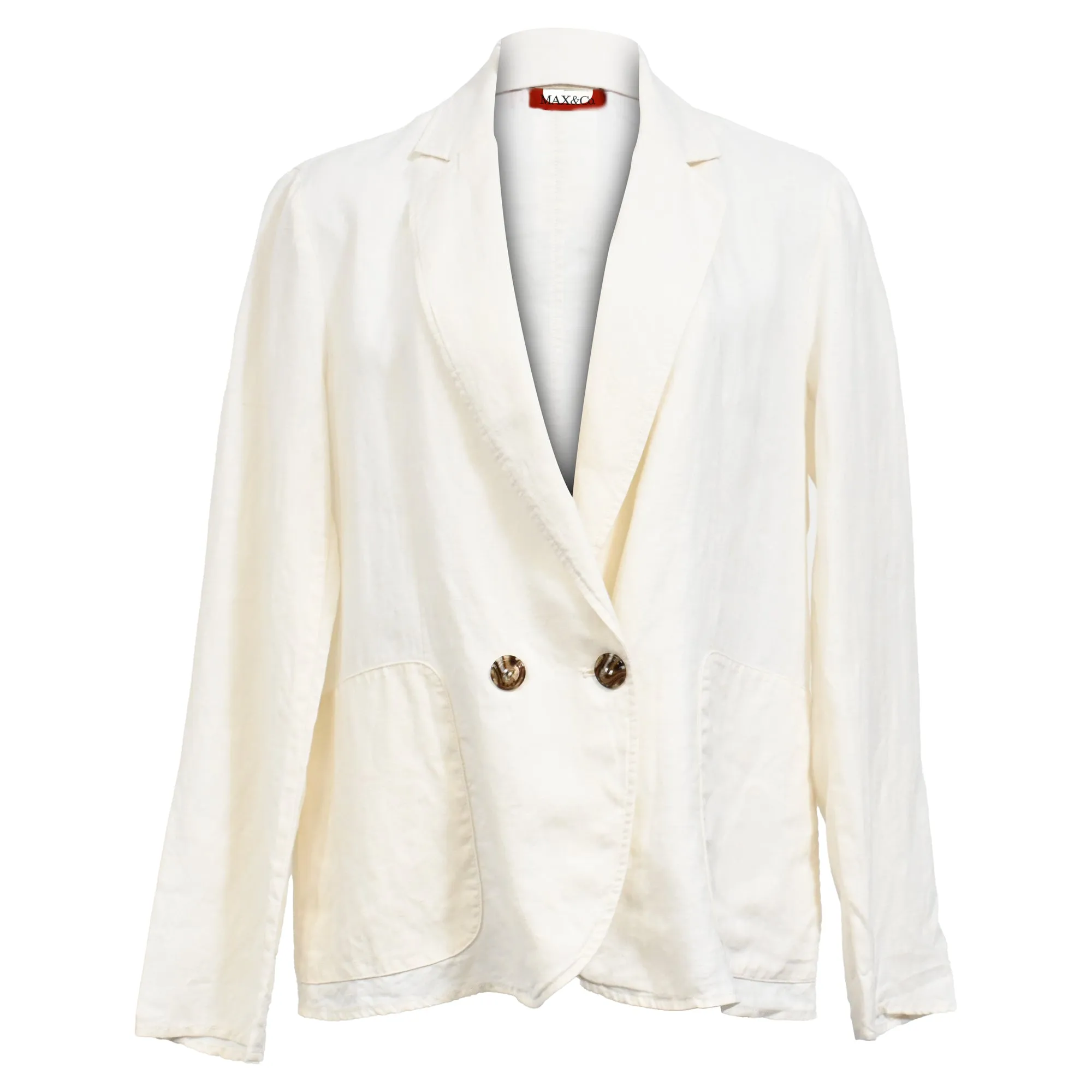 Max & Co. Blazer in Cream Linen