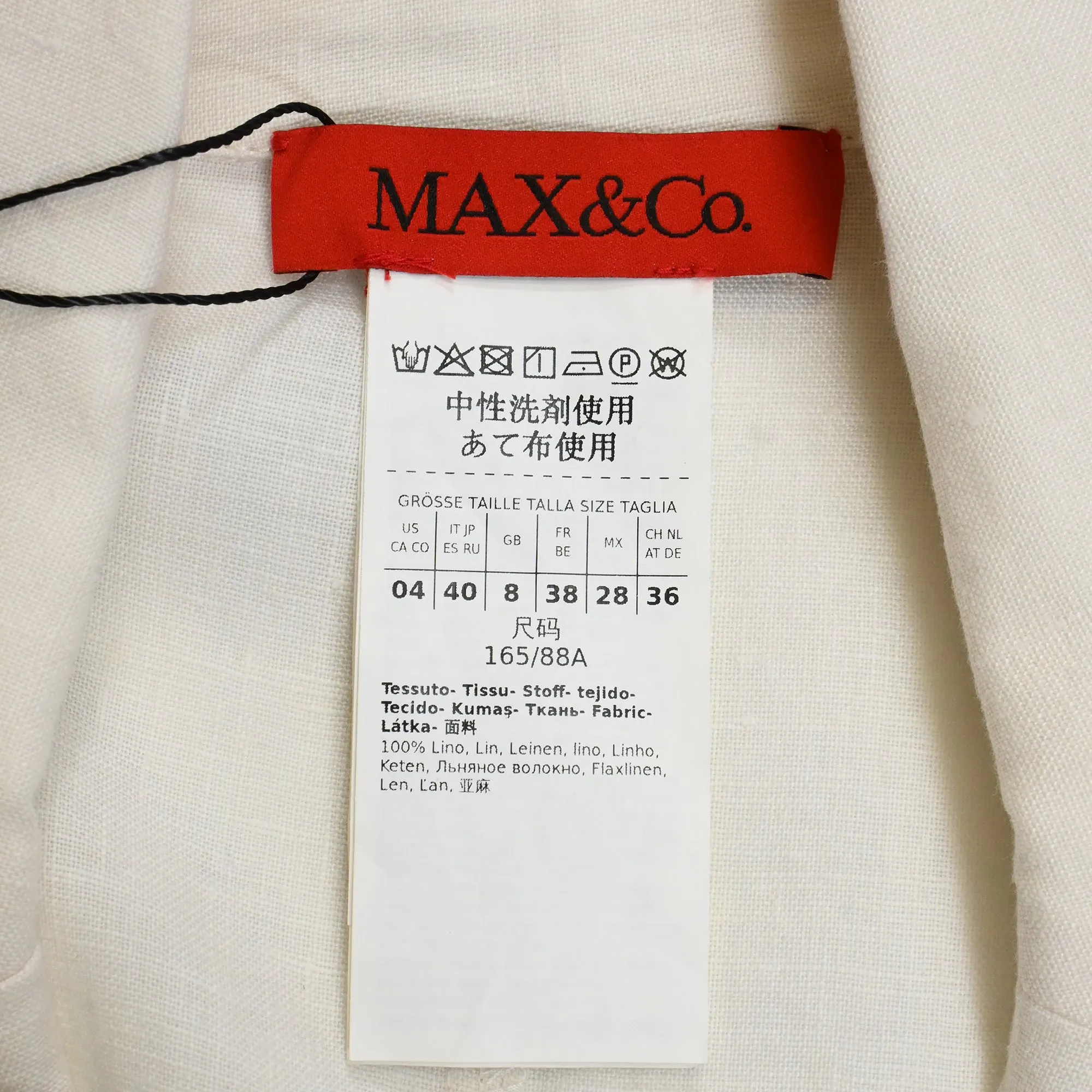 Max & Co. Blazer in Cream Linen