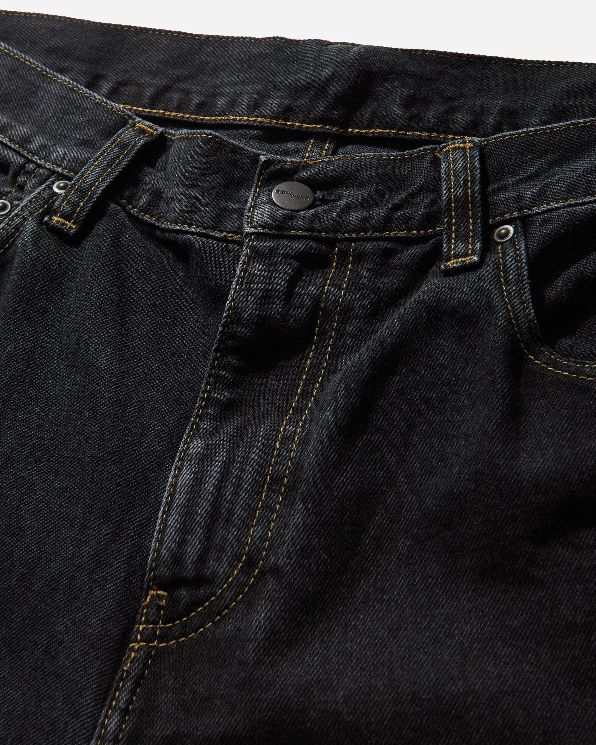 Men's Aaron Pants Black (Stone Washed)