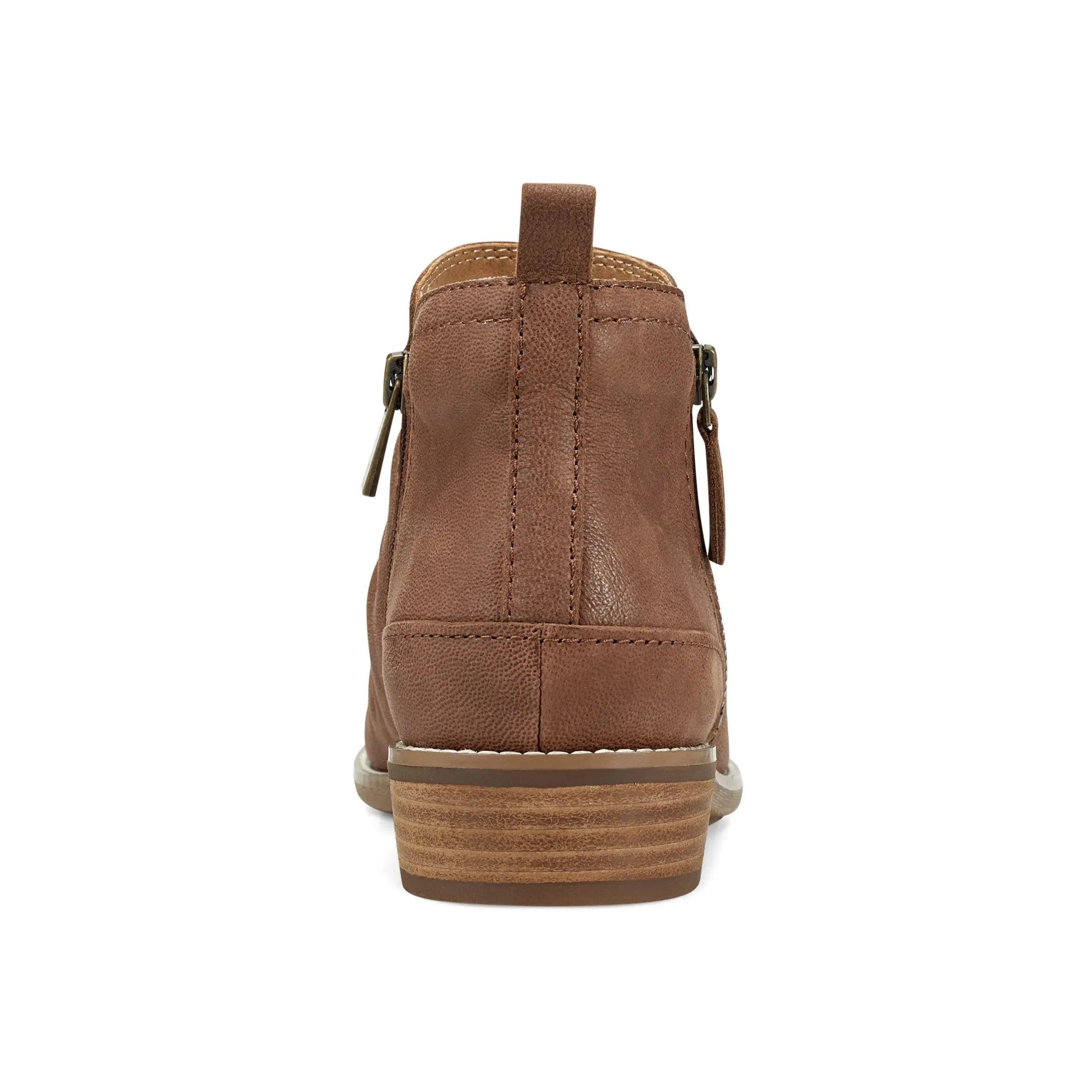 Nadya Round Toe Ruched Casual Booties