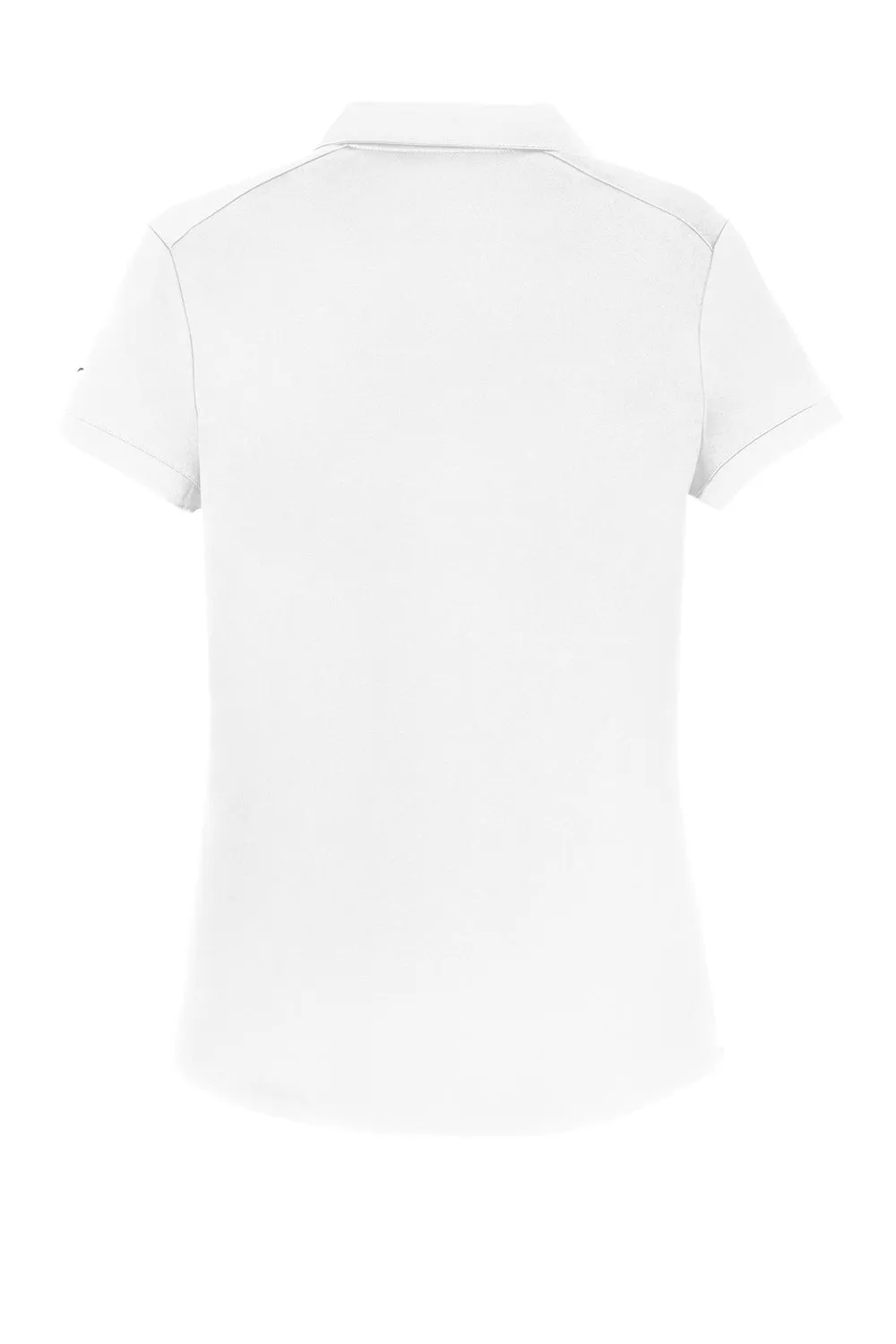 Nike Womens Players Dri-Fit Moisture Wicking Short Sleeve Polo Shirt - White