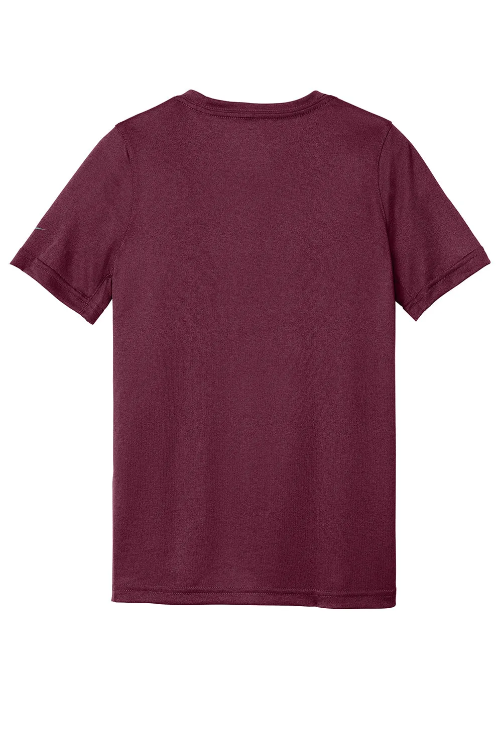 Nike Youth rLegend Dri-Fit Moisture Wicking Short Sleeve Crewneck T-Shirt - Deep Maroon
