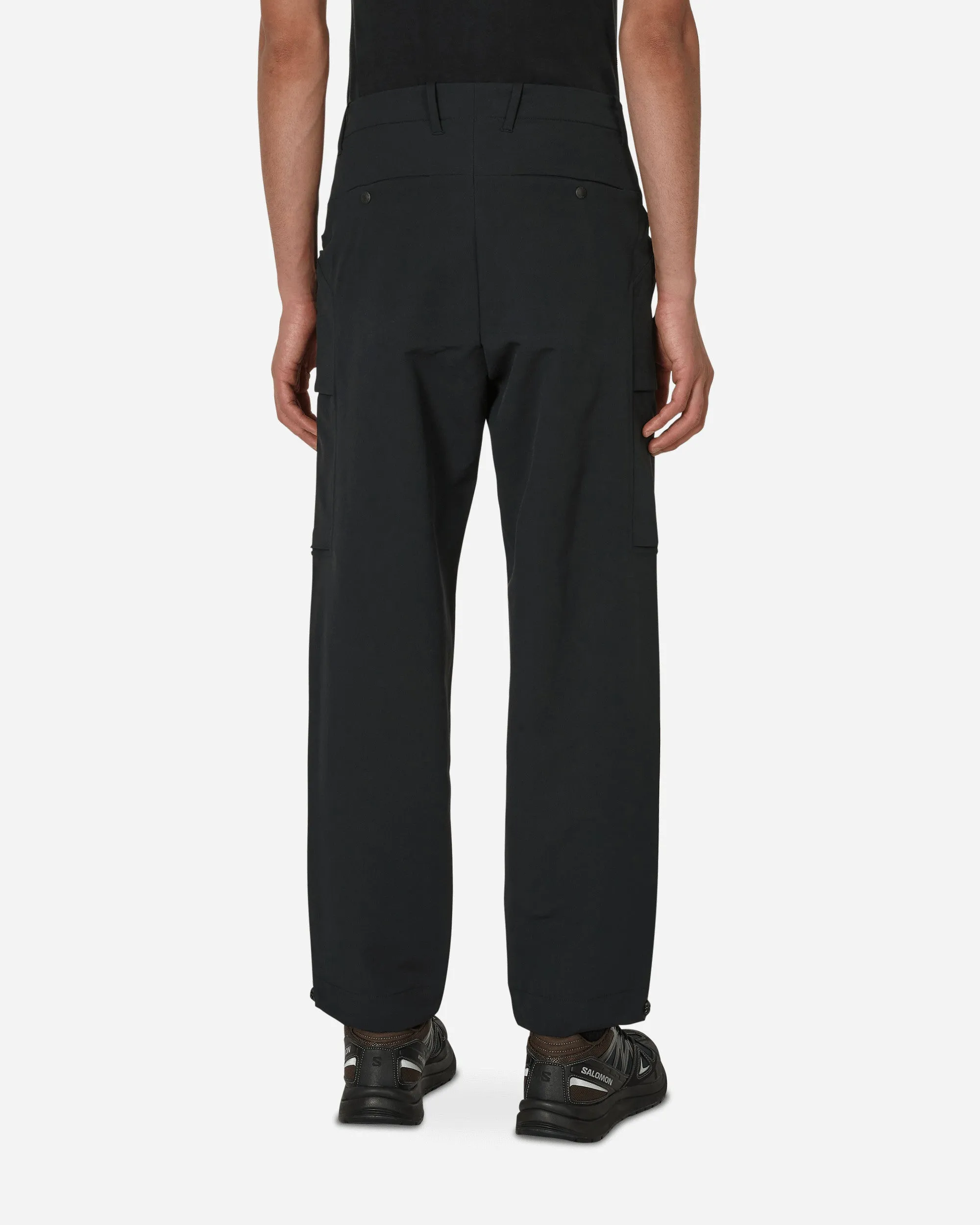No Jersey Cargo Pants Black