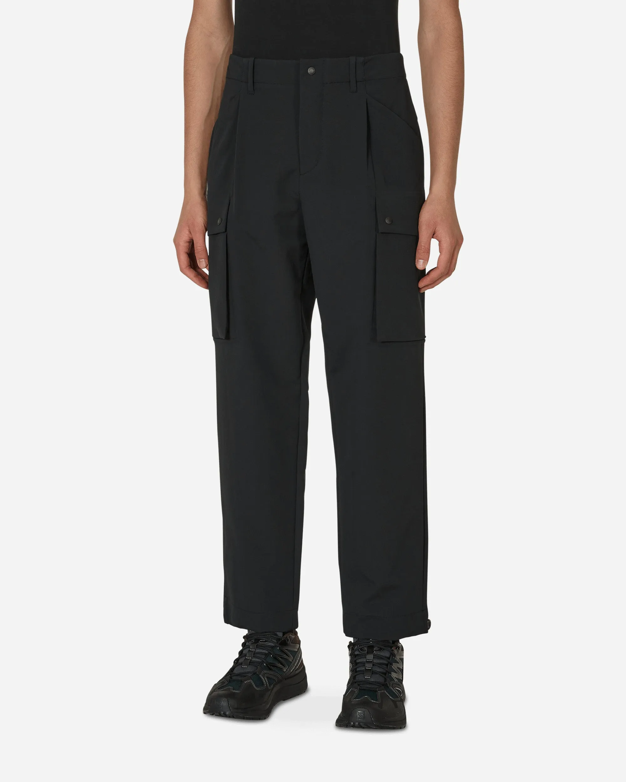 No Jersey Cargo Pants Black