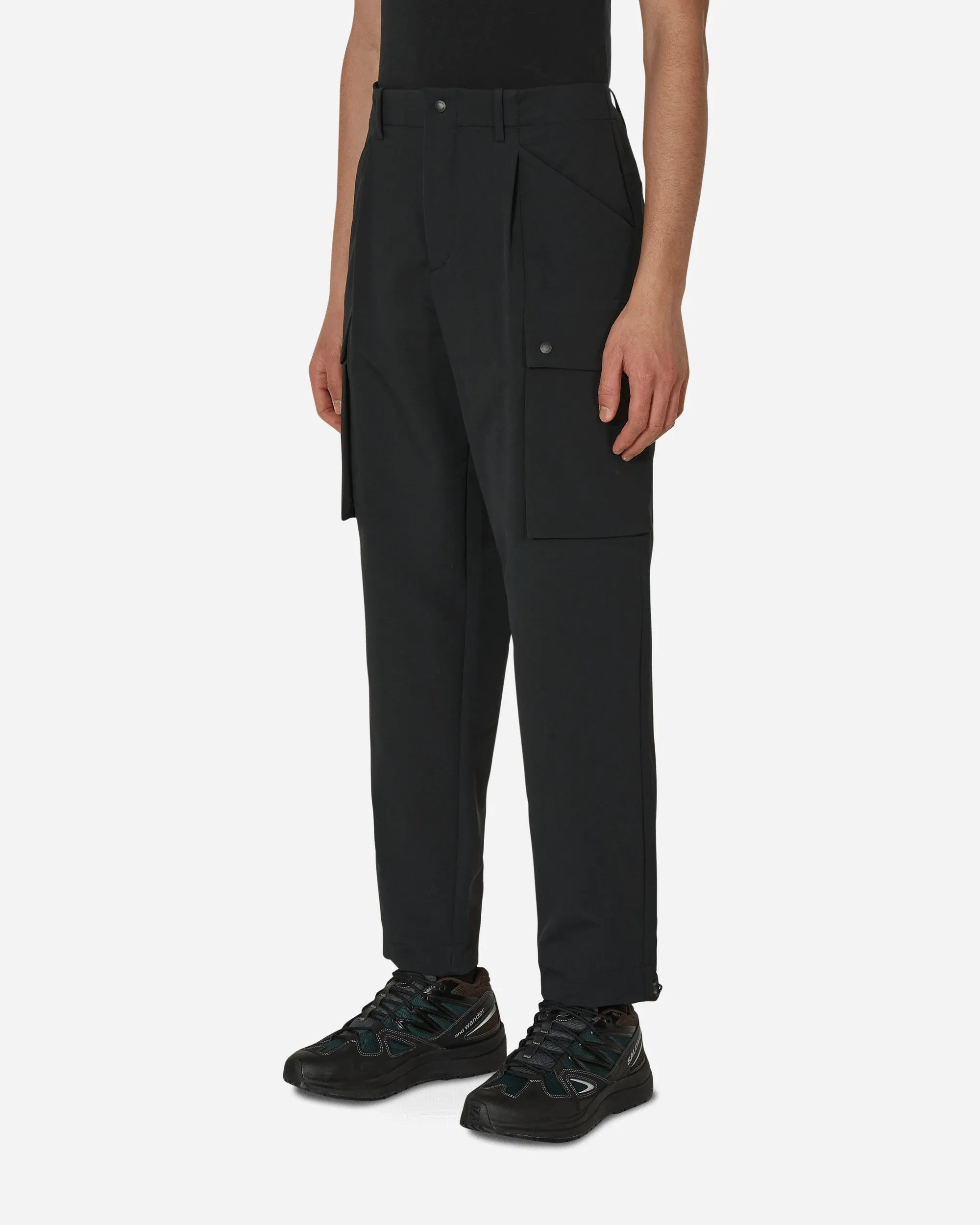 No Jersey Cargo Pants Black