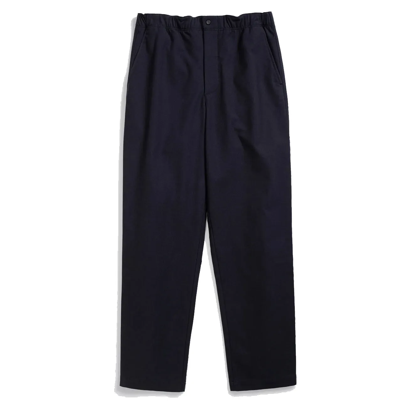 Norse Projects Ezra Relaxed Cotton Wool Twill Trouser Dark Navy