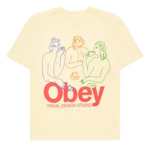 Obey Womens The Tea Tee Pigment Unbleached
