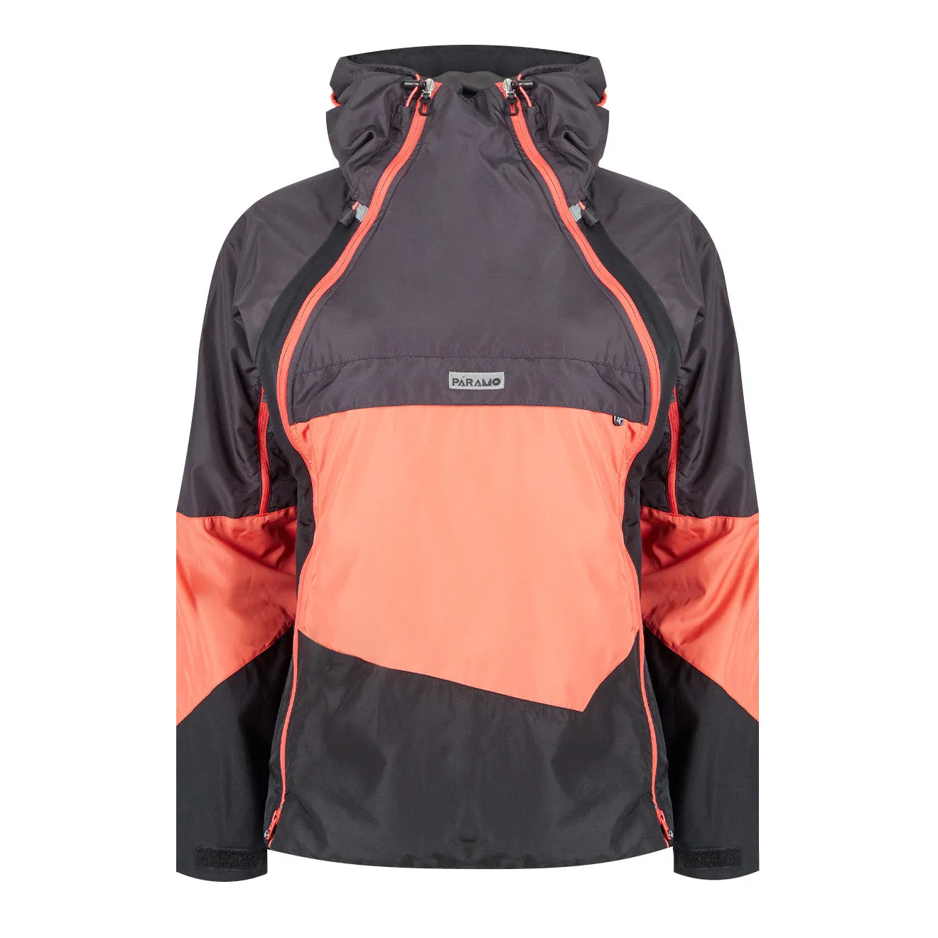 Paramo Women's Velez Evolution Hybrid Smock Hot Coral / Steel / Black