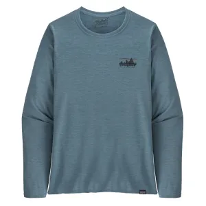 Patagonia Womens L/S Cap Cool Daily Graphic Shirt 73 Skyline / Light Plume Grey X-Dye