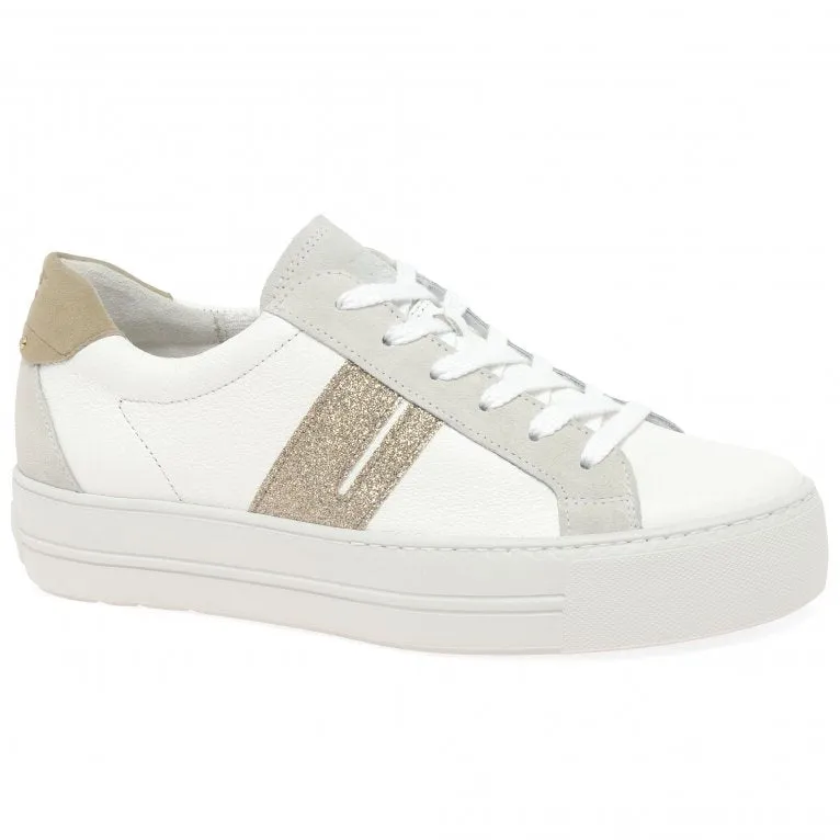 Paul Green Platform Trainer with Glitter